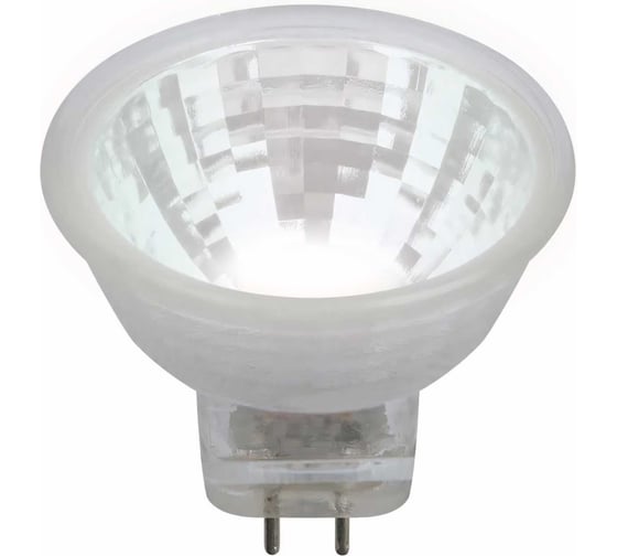 Светодиодная лампа Uniel LED-MR11-3W/NW/GU4/220V GLZ21TR, 220V. Прозрачная. UL-00001703