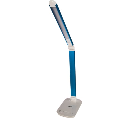 Настольный светильник Uniel TLD-521 Blue/8W//LED/800Lm/5000K/Dimmer/Цвет-синий металлик 10084