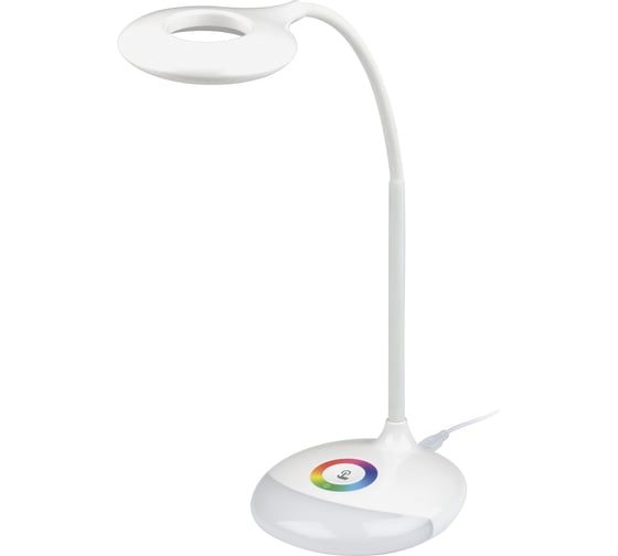 Настольный светильник с ночником Uniel TLD-535 White/LED/250Lm/5500K/Dimmer UL-00001496 1