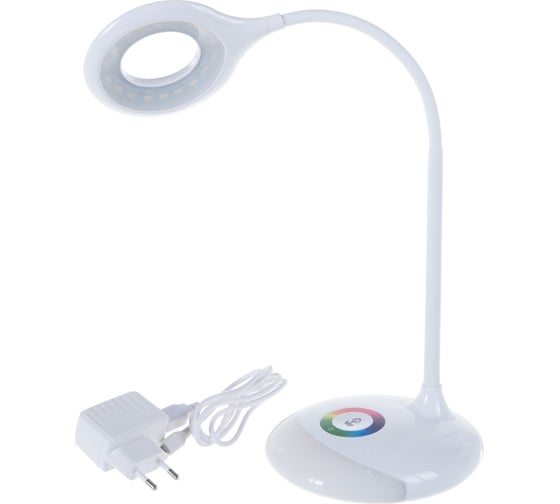Настольный светильник с ночником Uniel TLD-535 White/LED/250Lm/5500K/Dimmer UL-00001496