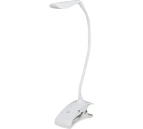 Настольный светильник Uniel TLD-533 White/LED/250Lm/5500K/Dimmer прищепка, UL-00001494