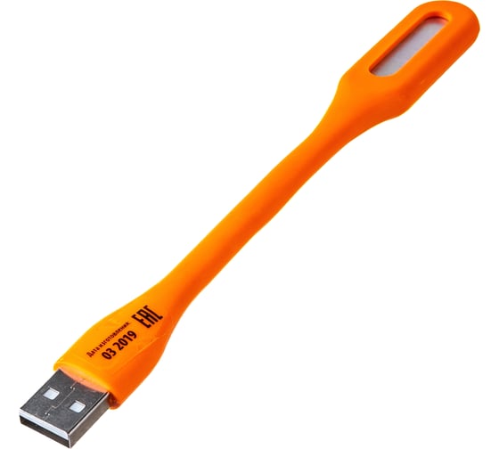 Переносной светильник-фонарь Uniel TLD-541 Orange, прорезиненный корпус, 6 LED, UL-00000252