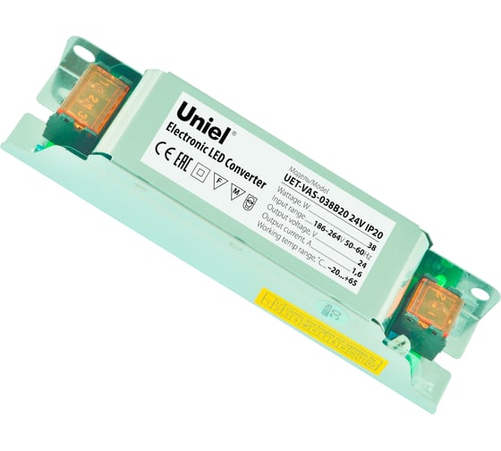 Блок питания Uniel UET-VAS-038B20 24V IP20, 38Вт. UL-00002427 1