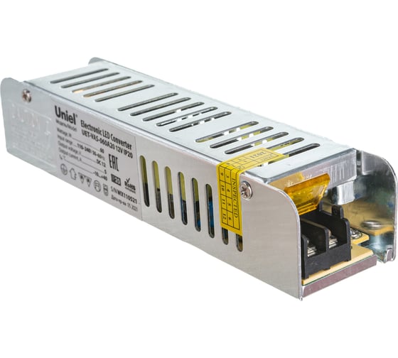 Блок питания Uniel UET-VAS-060A20 12V IP20, 60Вт. UL-00002428