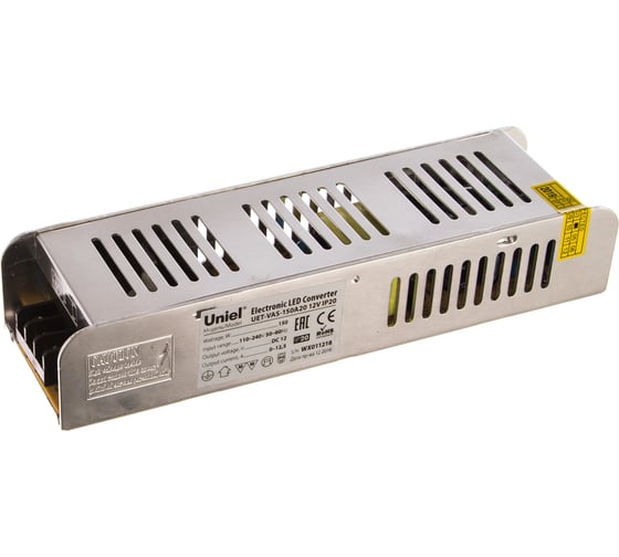 Блок питания Uniel UET-VAS-150A20 12V IP20, 150Вт. UL-00004330