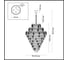 Люстра ODEON LIGHT Е14, 86х25W, LACE 5052/86 5