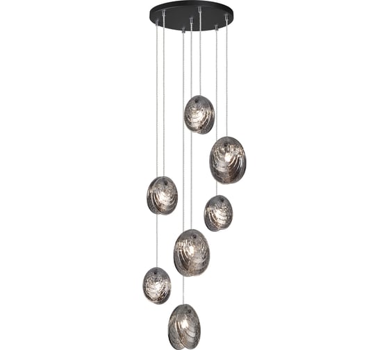 Люстра ODEON LIGHT каскадная, G9, 7х40W, MUSSELS 5038/7