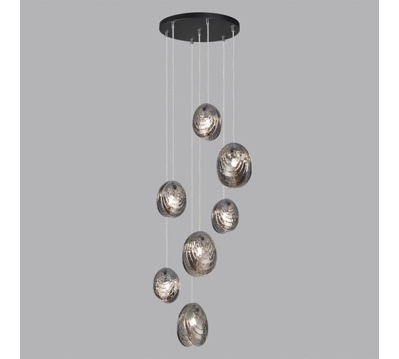 Люстра ODEON LIGHT каскадная, G9, 7х40W, MUSSELS 5038/7