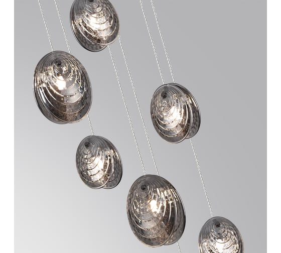 Люстра ODEON LIGHT каскадная, G9, 7х40W, MUSSELS 5038/7
