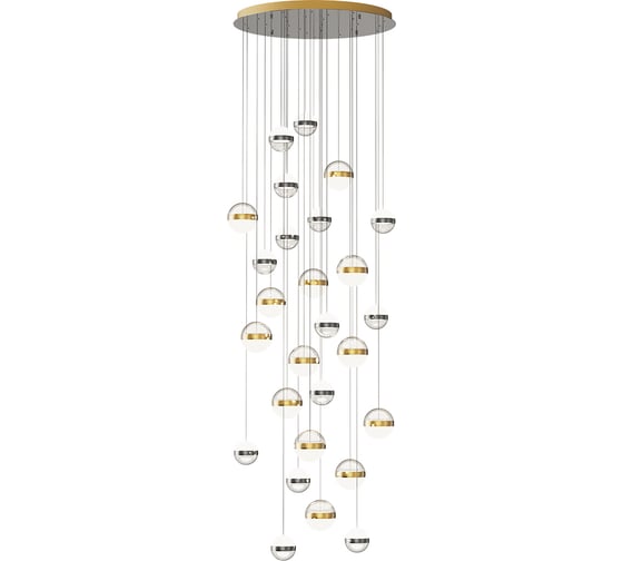 Люстра ODEON LIGHT каскадная, LED, 232 RONI 5037/232L