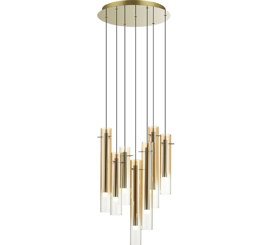 Люстра ODEON LIGHT каскадная, LED, 7х4W, SHINY 5061/32LB