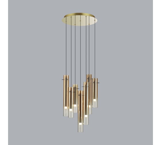 Люстра ODEON LIGHT каскадная, LED, 7х4W, SHINY 5061/32LB