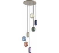 Люстра ODEON LIGHT каскадная, GU10, 7х4W, OVALI 5053/7