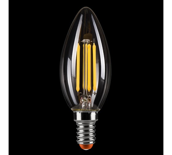 Лампа Wolta СВЕЧА LED FILAMENT, 3000К, 25YCFT5E14