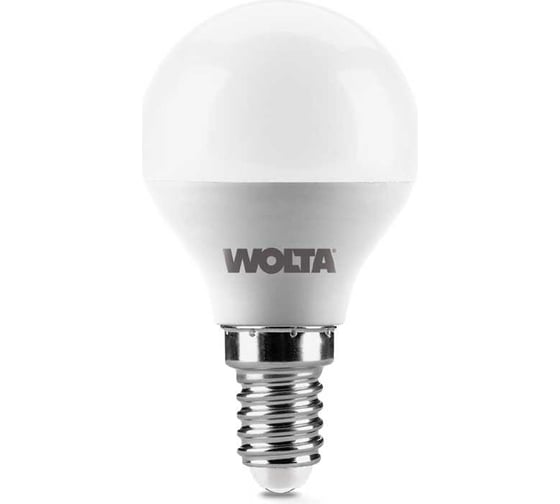 Лампа Wolta ШАР 7.5 Вт LED, 4000K, 25S45GL7.5E14