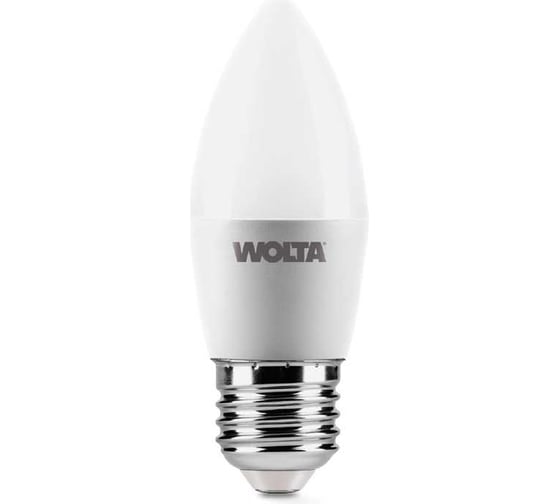 Лампа Wolta СВЕЧА 7.5 Вт LED, 3000K, 25YC7.5E27
