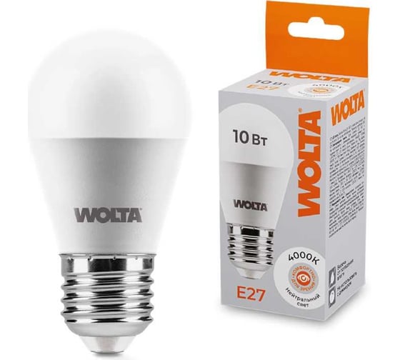 Лампа WOLTA LED 25S45GL10E27