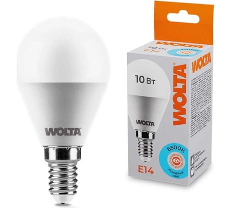 Лампа WOLTA LED 25W45GL10E14