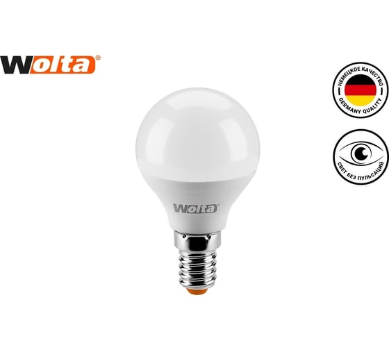 Лампа WOLTA LED 25W45GL10E14