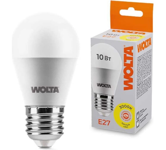 Лампа WOLTA LED 25Y45GL10E27 1