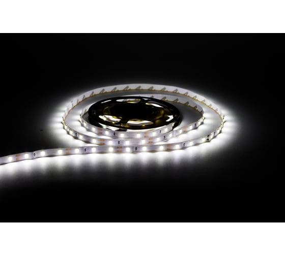 Светодиодная лента URM 2835-60led-12V-4.8W, 10-12LM-IP22, 6500K В10244