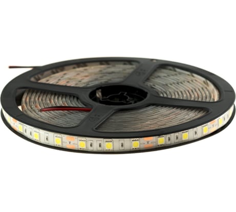 Светодиодная лента URM 5050-60led-12V-14,4W, 10-12LM-6500K-IP65-10mm В10098