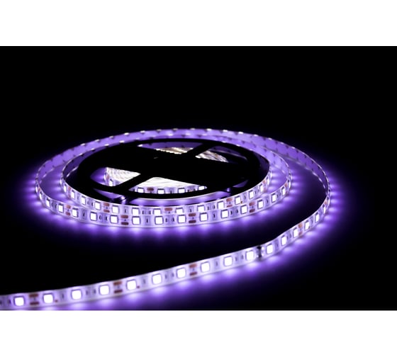 Светодиодная лента URM 5050-60led-12V-14,4W, 10-12LM-6500K-IP65-10mm В10098