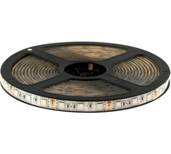 Светодиодная лента URM 5050-60led-12V-14,4W, 10-12LM-RGB-IP65-10mm В10102