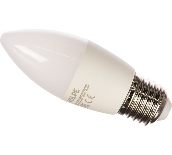 Светодиодная лампа Volpe LED-C37-11W/DW/E27/FR/NR. Форма свеча, матовая. UL-00003813 1