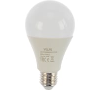 Светодиодная лампа Volpe LED-A70-25W/6500K/E27/FR/NR. Форма A, матовая. UL-00004471