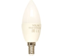 Светодиодная лампа Volpe LED-C37-11W/WW/E14/FR/NR. Форма свеча, матовая. UL-00003812