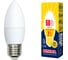 Светодиодная лампа Volpe LED-C37-7W/WW/E27/FR/NR. Форма свеча, матовая. UL-00003799 1