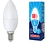 Светодиодная лампа Volpe LED-C37-7W/NW/E14/FR/NR. Форма свеча, матовая. UL-00003795 1
