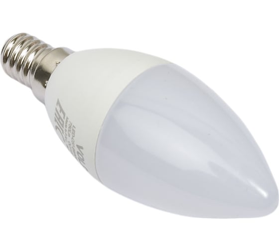 Светодиодная лампа Volpe LED-C37-9W/NW/E14/FR/NR. Форма свеча, матовая. UL-00003803
