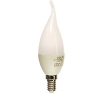Светодиодная лампа Volpe LED-CW37-7W/NW/E14/FR/NR. Форма свечанаветру, матовая. UL-00003800