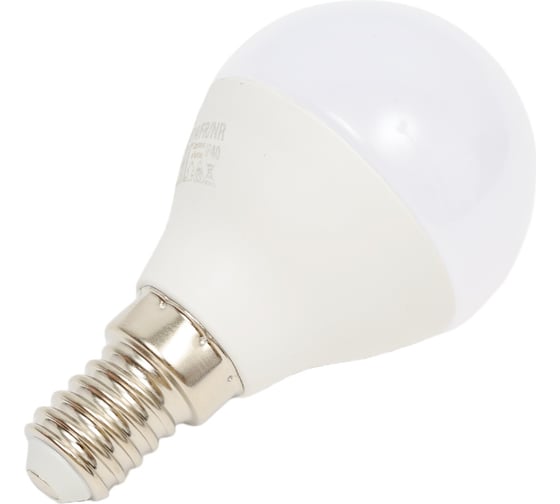 Светодиодная лампа Volpe LED-G45-7W/DW/E14/FR/NR. Форма шар, матовая. UL-00003818