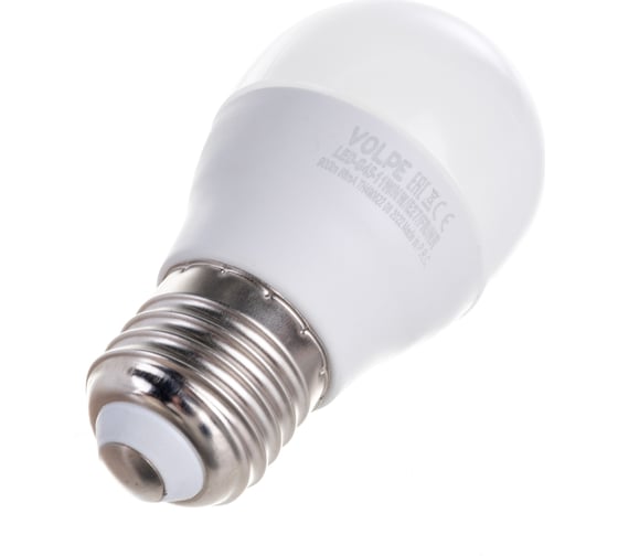 Светодиодная лампа Volpe LED-G45-11W/NW/E27/FR/NR. Форма шар, матовая. UL-00003834
