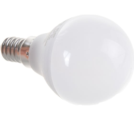 Светодиодная лампа Volpe LED-G45-9W/WW/E14/FR/NR. Форма шар, матовая. UL-00003826
