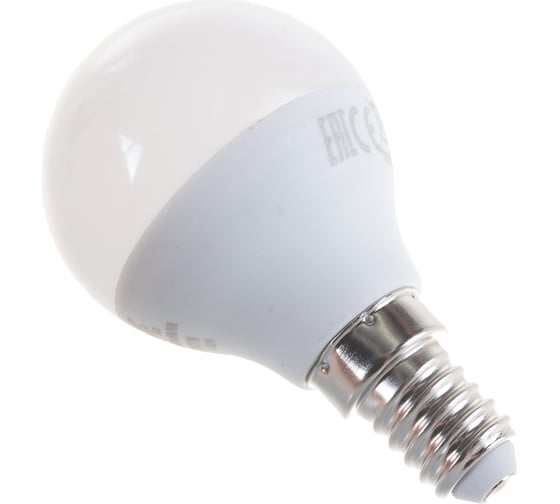Светодиодная лампа Volpe LED-G45-9W/WW/E14/FR/NR. Форма шар, матовая. UL-00003826