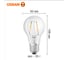 Филаментная светодиодная лампа Osram LS CLA150 11W/827 230V FIL E27 10x1 4058075684218 2