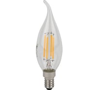 Филаментная светодиодная лампа Osram LS CLBA75 6W/827 230V FIL CL E14 10x1 4058075684997