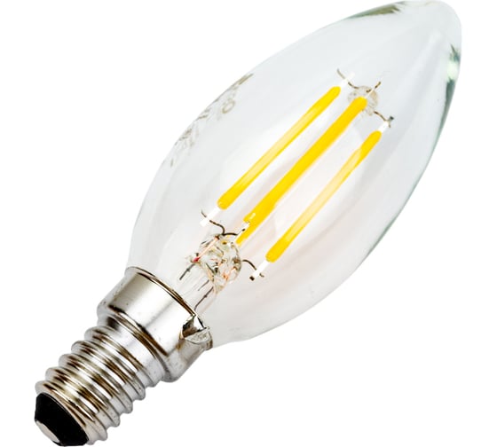 Филаментная светодиодная лампа Osram LS CLB60 5W/827 230V FIL CL E14 10x1 4058075684577