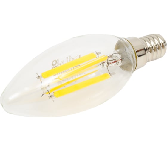 Филаментная светодиодная лампа Osram LSCLB75 6W/840 230V FIL CL E14 10x1 4058075684843
