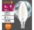 Филаментная светодиодная лампа Osram LSCLB75 6W/840 230V FIL CL E14 10x1 4058075684843 3
