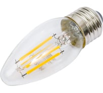 Филаментная светодиодная лампа Osram LS CLB40 4W/827 230V FIL CL E27 10x1 4058075687813