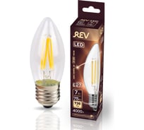 Филаментная лампа REV C37 E27 7W, 32489 8