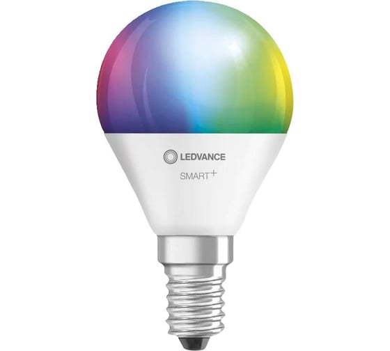 Умная светодиодная лампа LEDVANCE SMART+ WiFi Mini Bulb RGBW 40 5W/2700-6500K E14x3 4058075485990