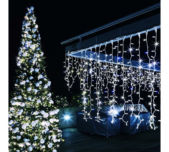 Светодиодная гирлянда Ardecoled ARD-EDGE-CLASSIC-2400x600-WHITE-88LED-MILK-FLASH White Ardecol 034123