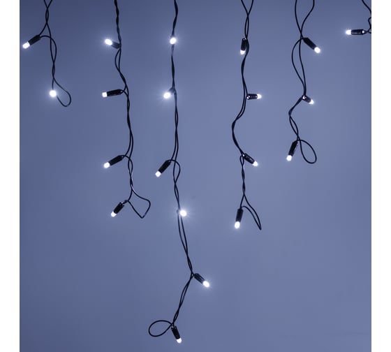 Светодиодная гирлянда Ardecoled ARD-EDGE-CLASSIC-2400x600-BLACK-88LED-MILK-STD White 034104 1