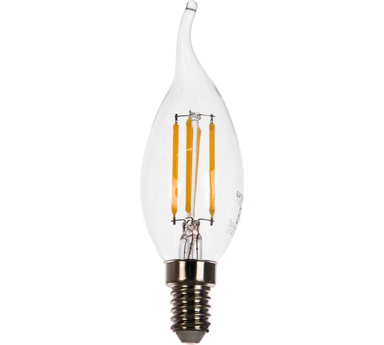 Светодиодная лампа Elektrostandard свеча на ветру BL130 7W 3300K E14 (CW35 прозрачный) a041388